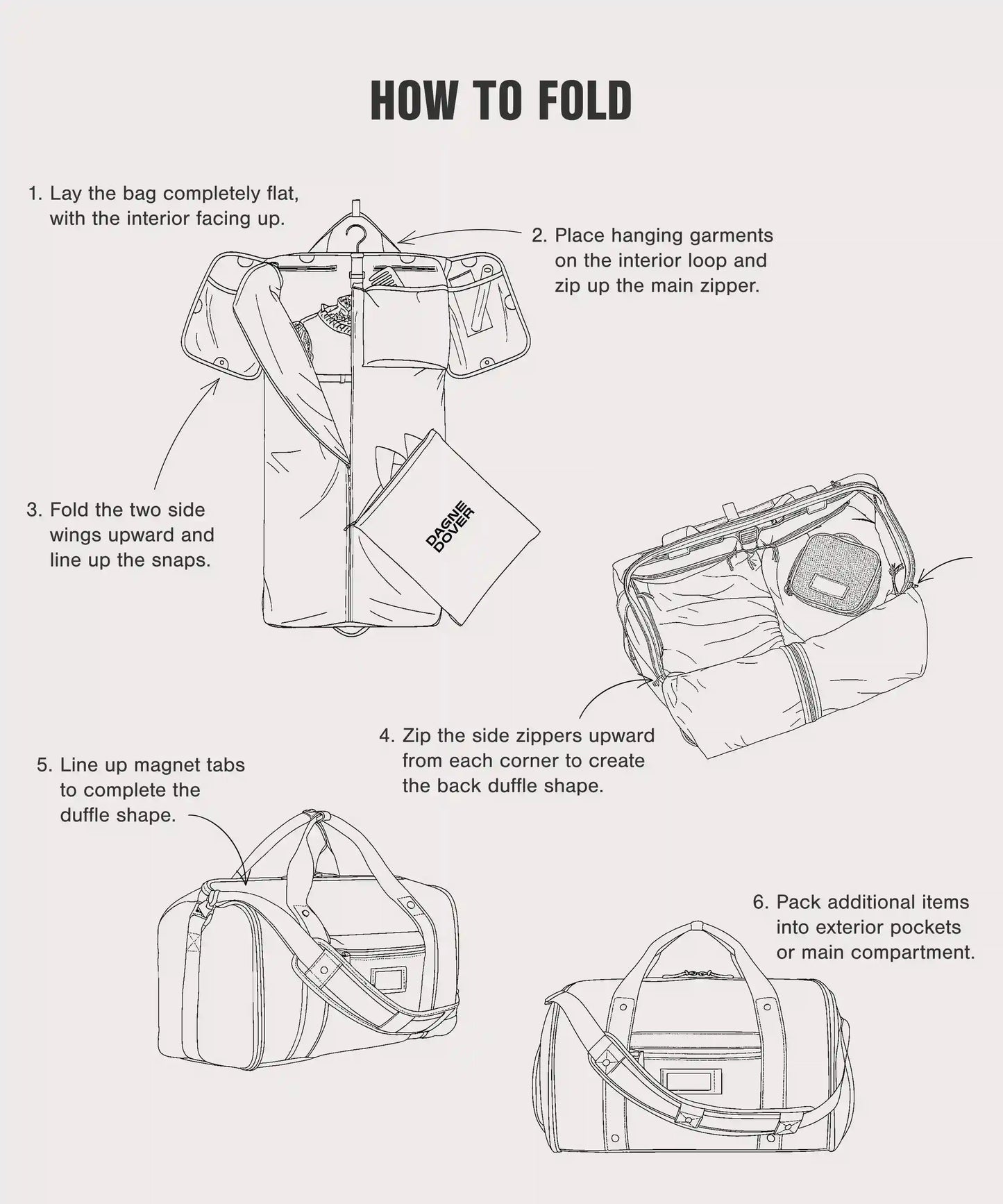 Monaco Garment Duffle